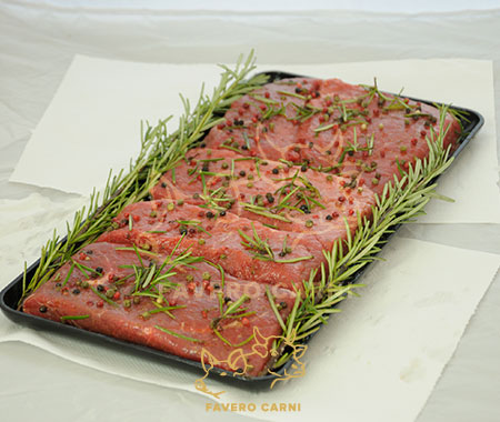 tagliata di manzo marinata